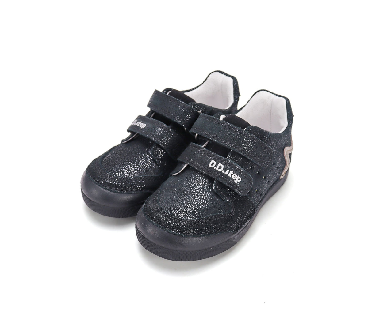 D.D.Step LED laisvalaikio batai mergaitėms juodi S068-62702AM