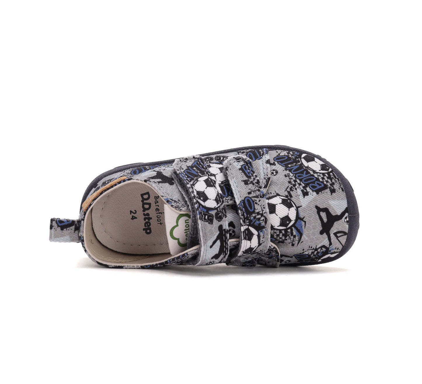 D.D.Step barefoot laisvalaikio batai berniukams canvas kambariniai C086-62397BM