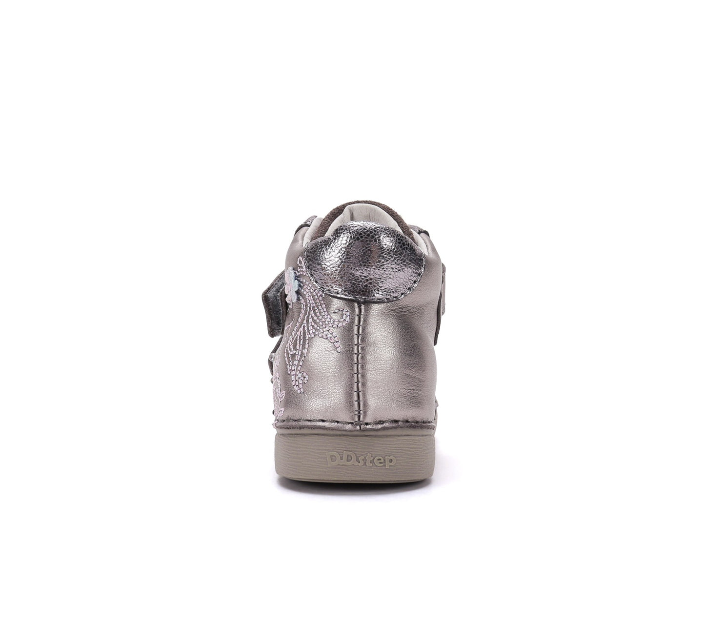 D.D.Step LED laisvalaikio batai mergaitėms sidabriniai A068-62147AM
