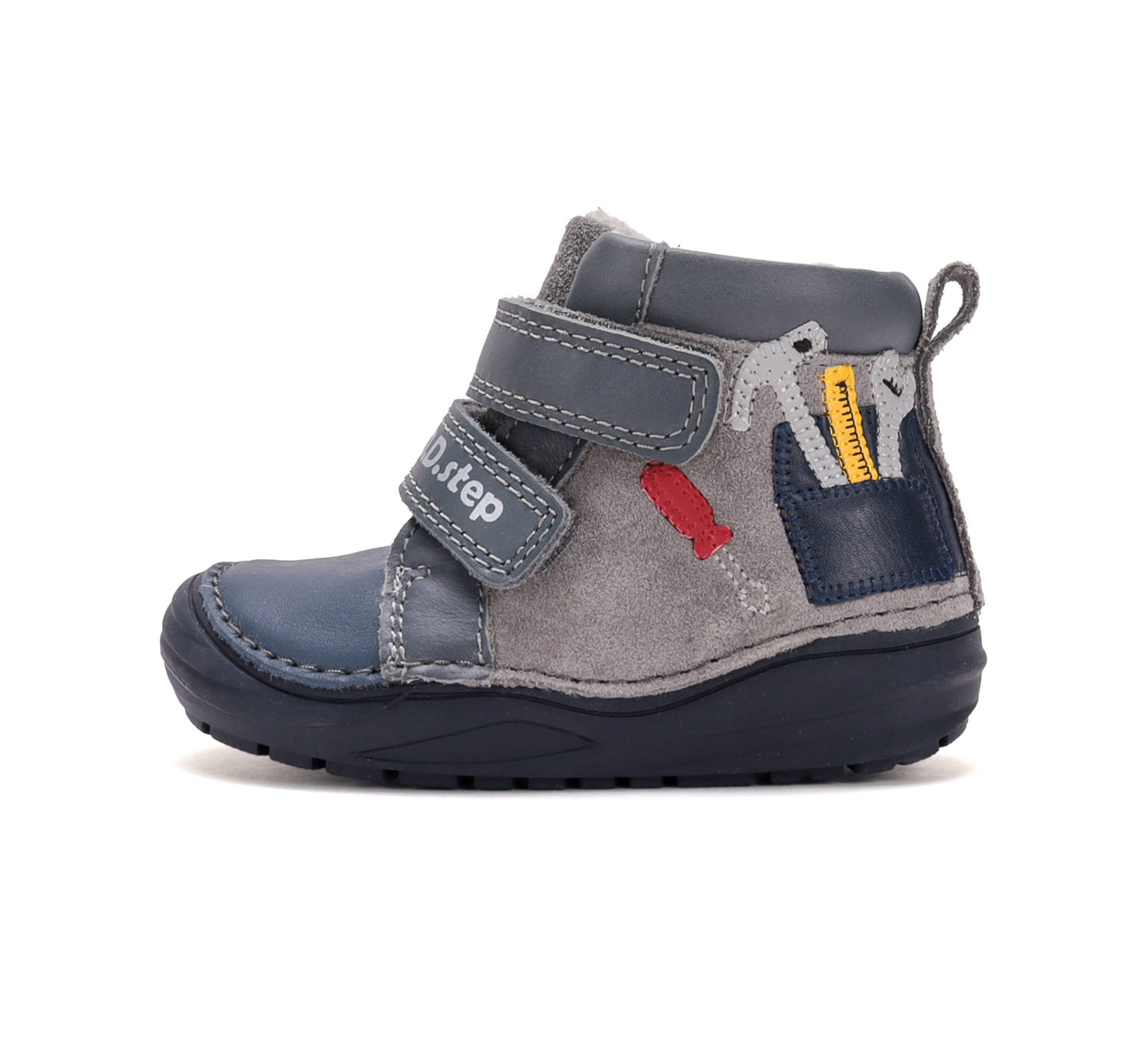 D.D.Step laisvalaikio batai berniukams pilki su plonu pašiltinimu A071-62646