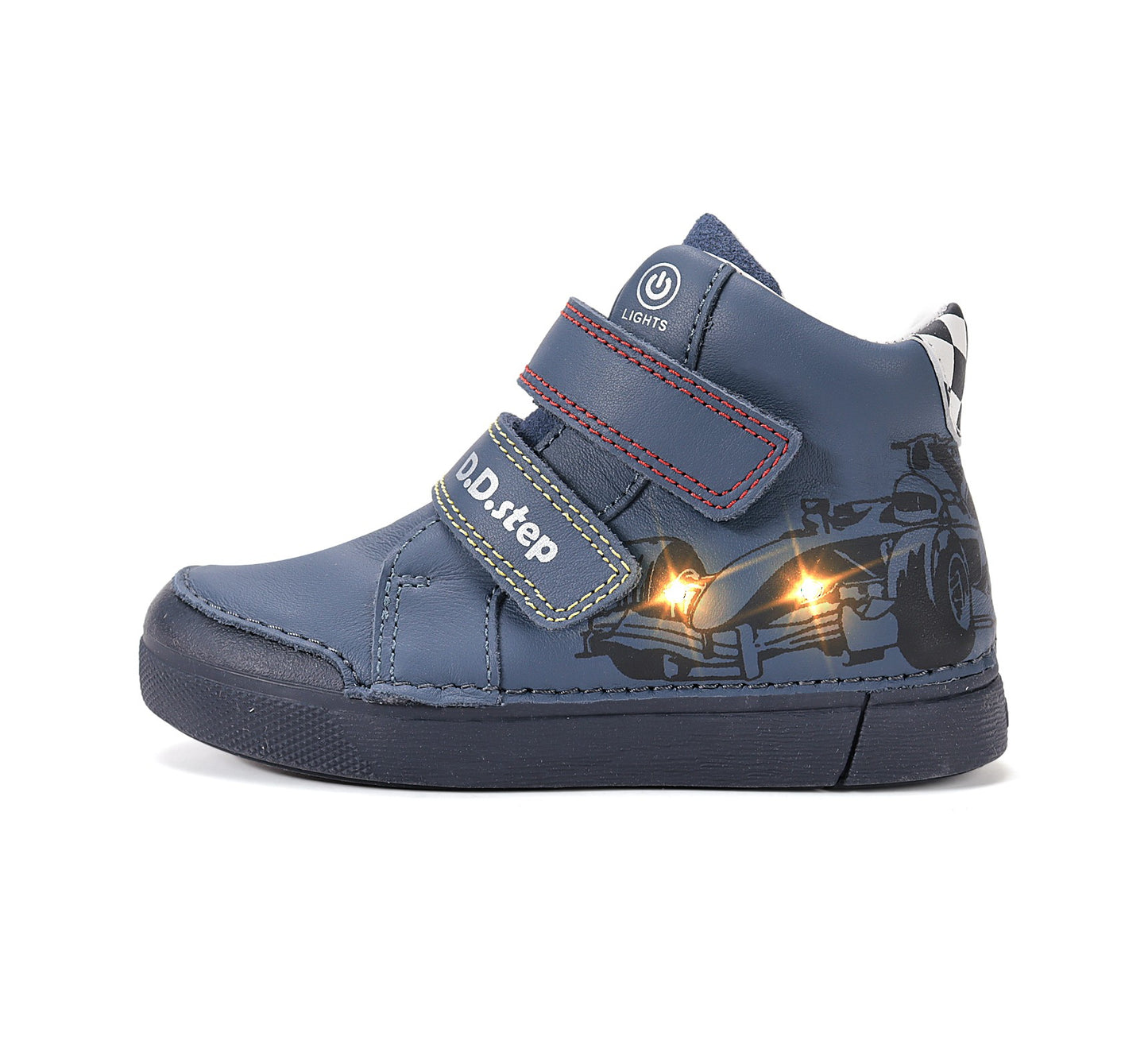 D.D.Step LED laisvalaikio batai berniukams mėlyni A068-62454AM