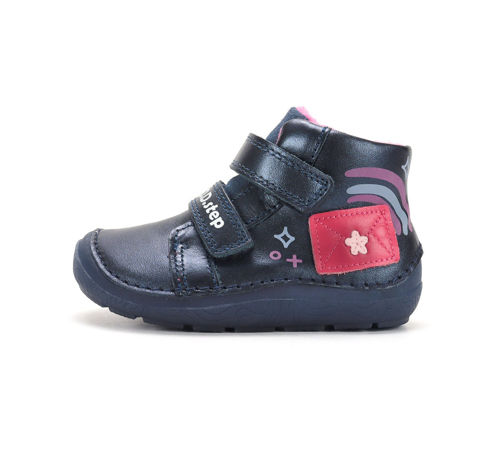 D.D.Step barefoot laisvalaikio batai mergaitėms su plonu pašiltinimu A116-62403A