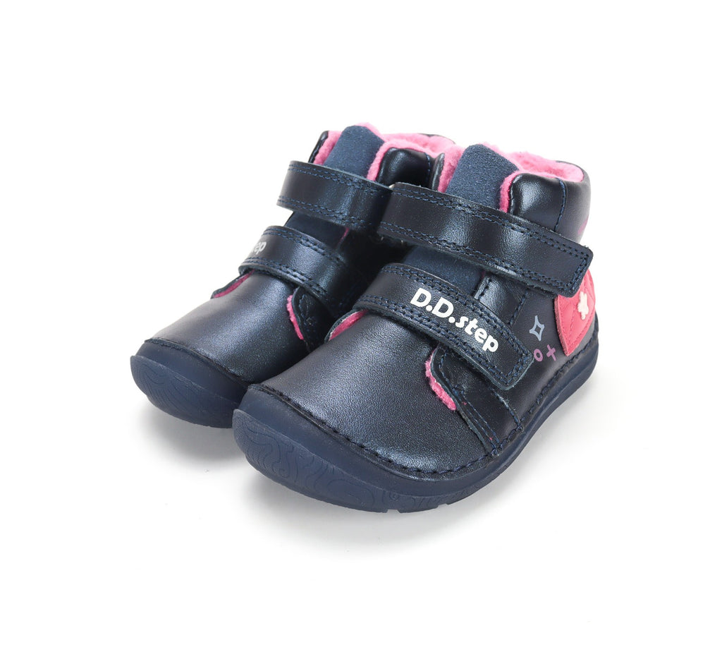 D.D.Step barefoot laisvalaikio batai mergaitėms su plonu pašiltinimu A116-62403AL