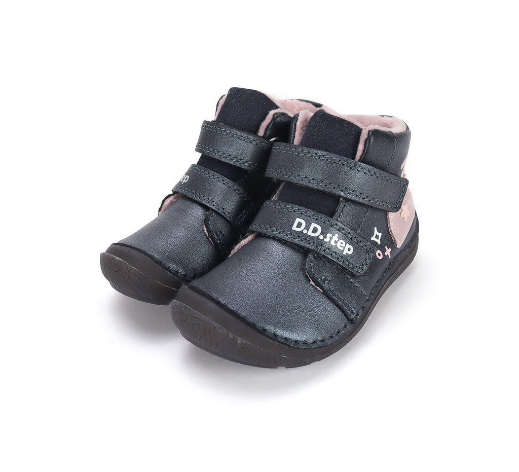 D.D.Step barefoot laisvalaikio batai mergaitėms su plonu pašiltinimu A116-62403B