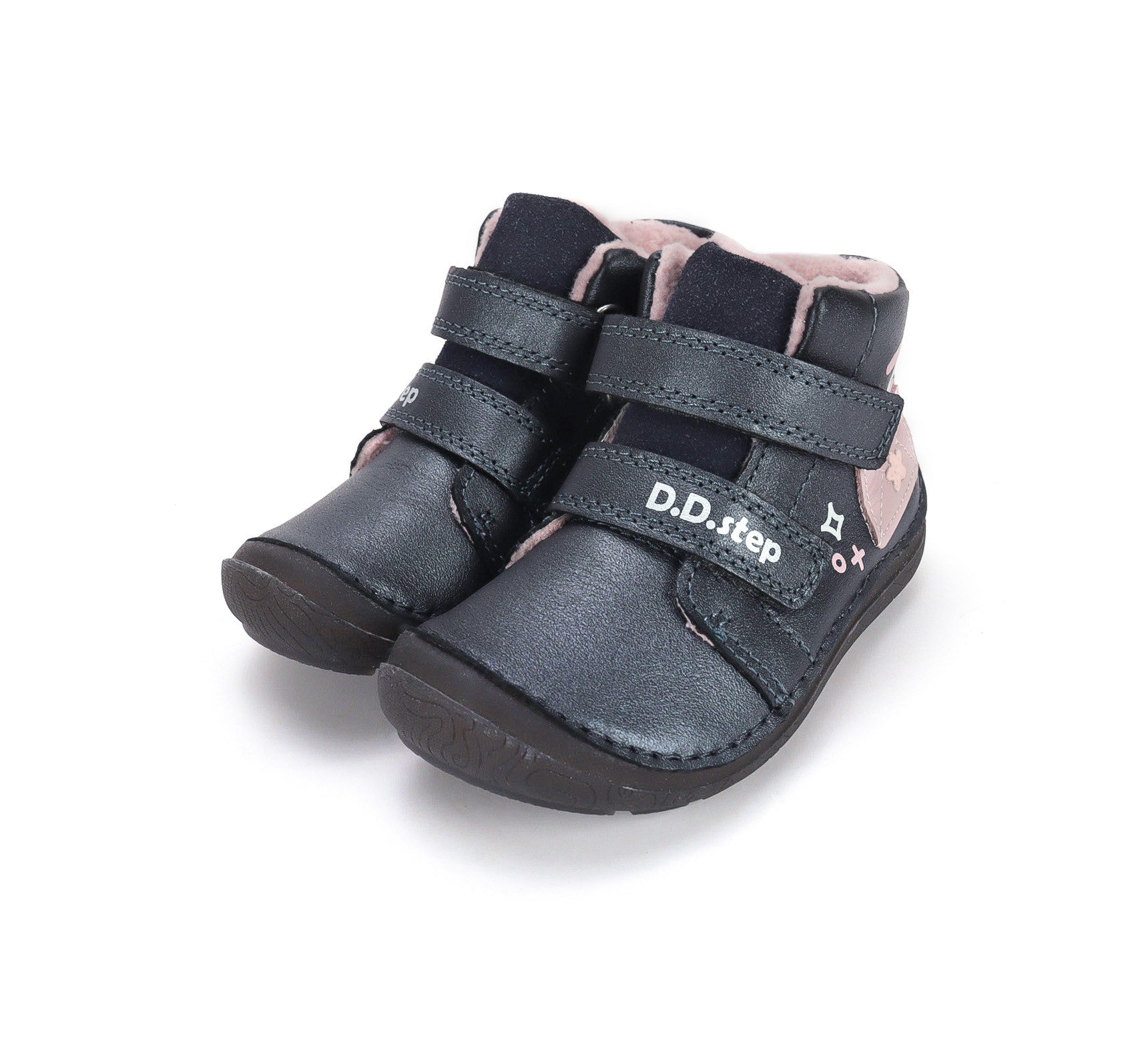 D.D.Step barefoot laisvalaikio batai mergaitėms su plonu pašiltinimu A116-62403B