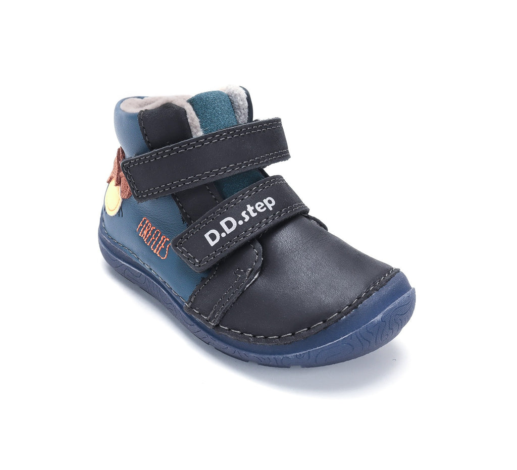 D.D.Step barefoot laisvalaikio batai berniukams su plonu pašiltinimu A116-62455BL