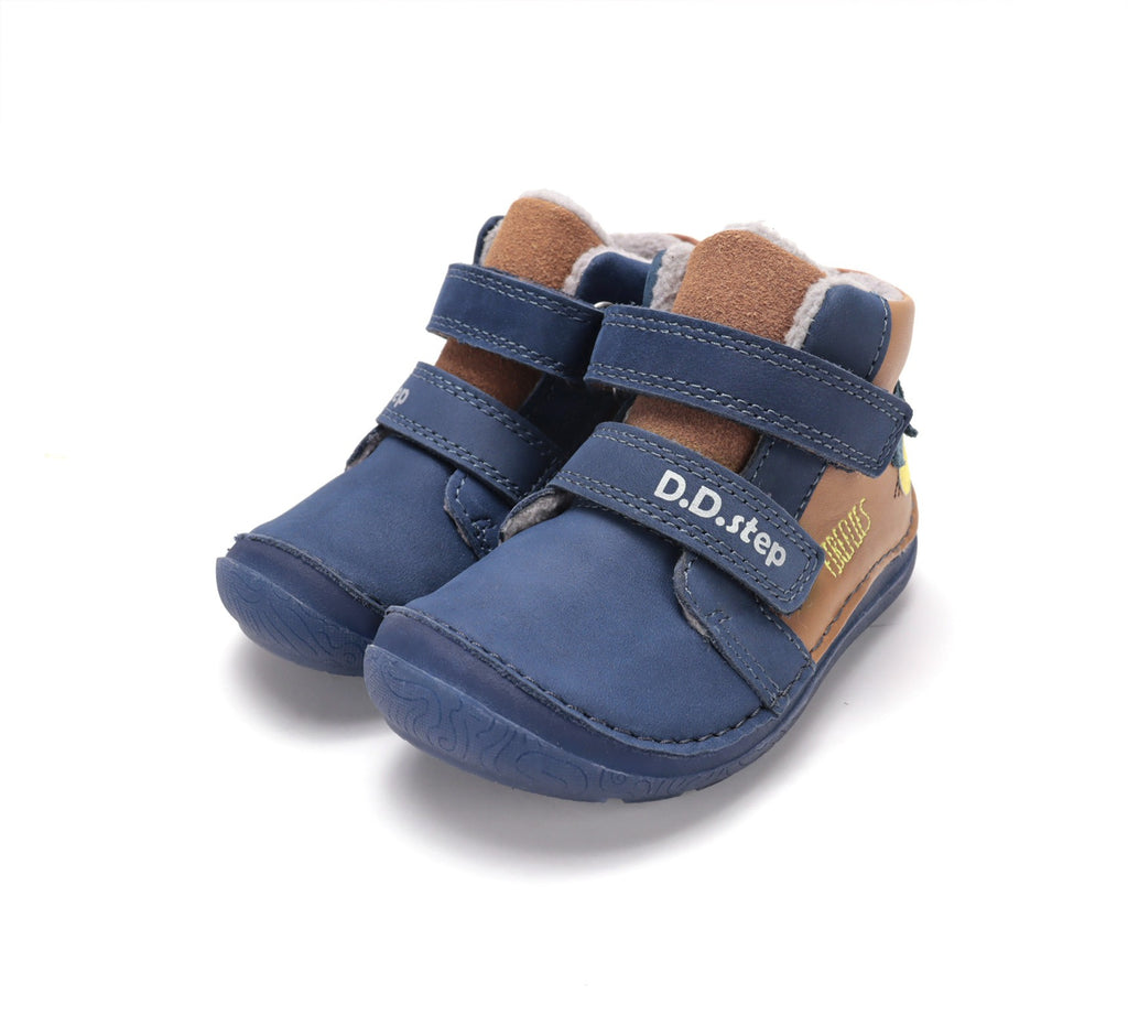 D.D.Step barefoot laisvalaikio batai berniukams su plonu pašiltinimu A116-62455L