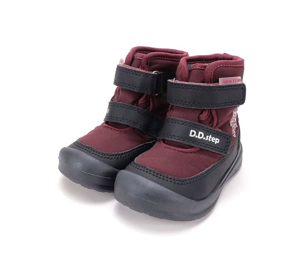D.D.Step laisvalaikio batai mergaitėms raudoni vandeniui atsparūs P104-62467B