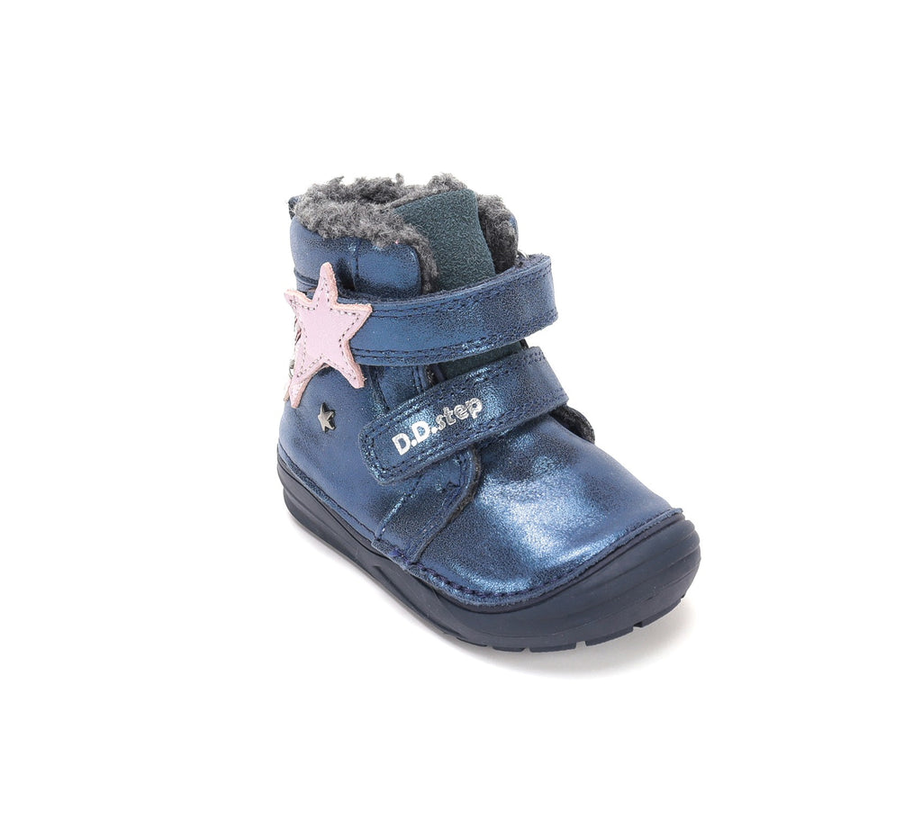 D.D.Step žieminiai batai mergaitėms su vilna W071-62869AW