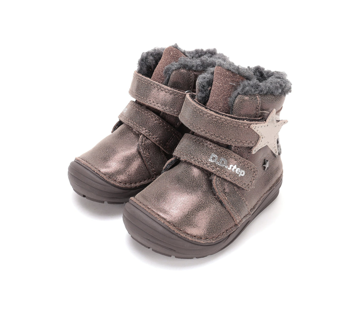 D.D.Step žieminiai batai mergaitėms su vilna W071-62869W