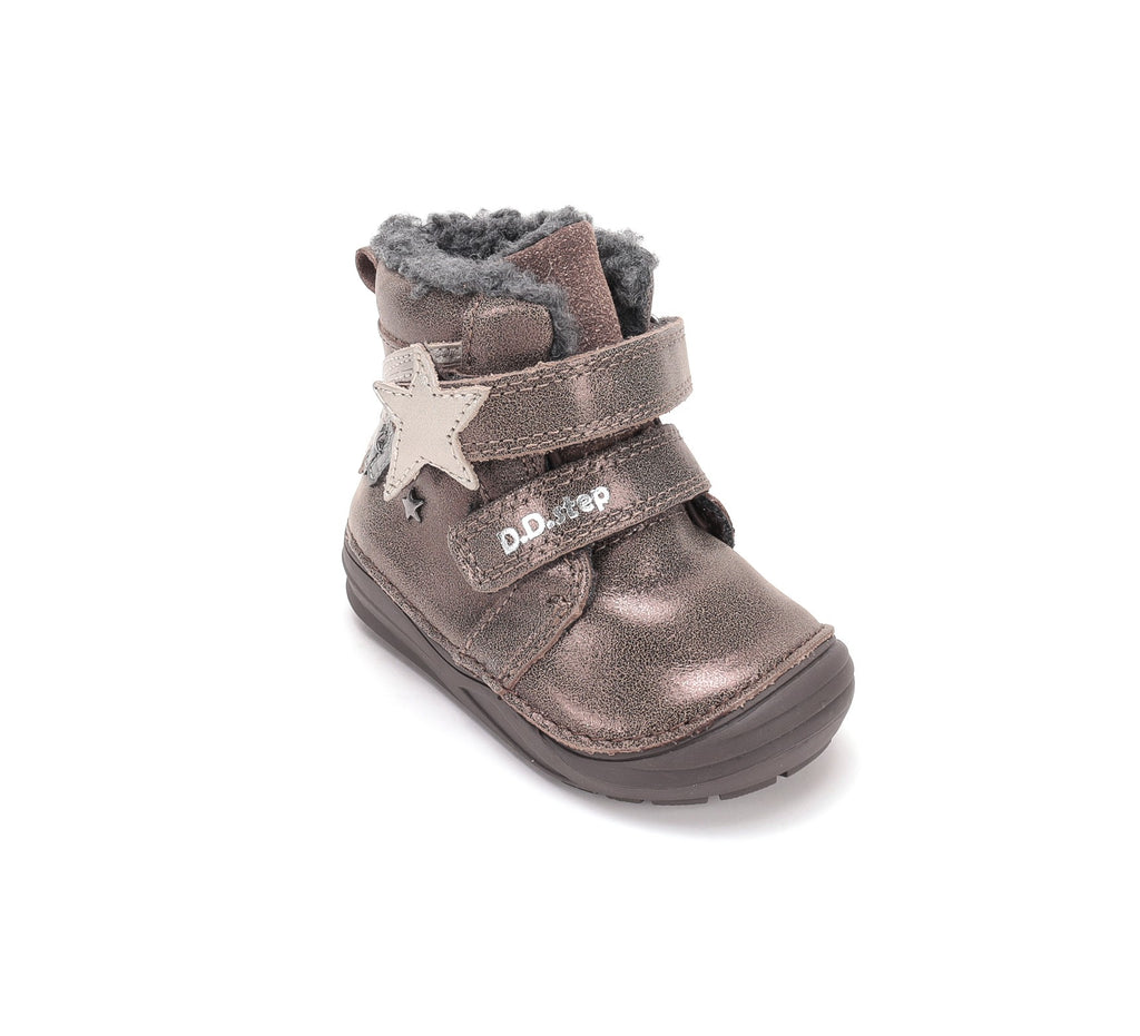 D.D.Step žieminiai batai mergaitėms su vilna W071-62869W