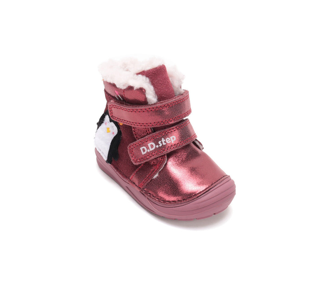 D.D.Step žieminiai batai mergaitėms su vilna W071-62827CW