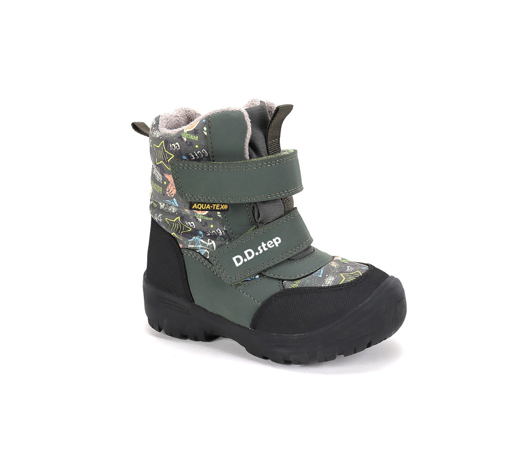 D.D.Step žieminiai batai berniukams sniego su vilna P081-62405A