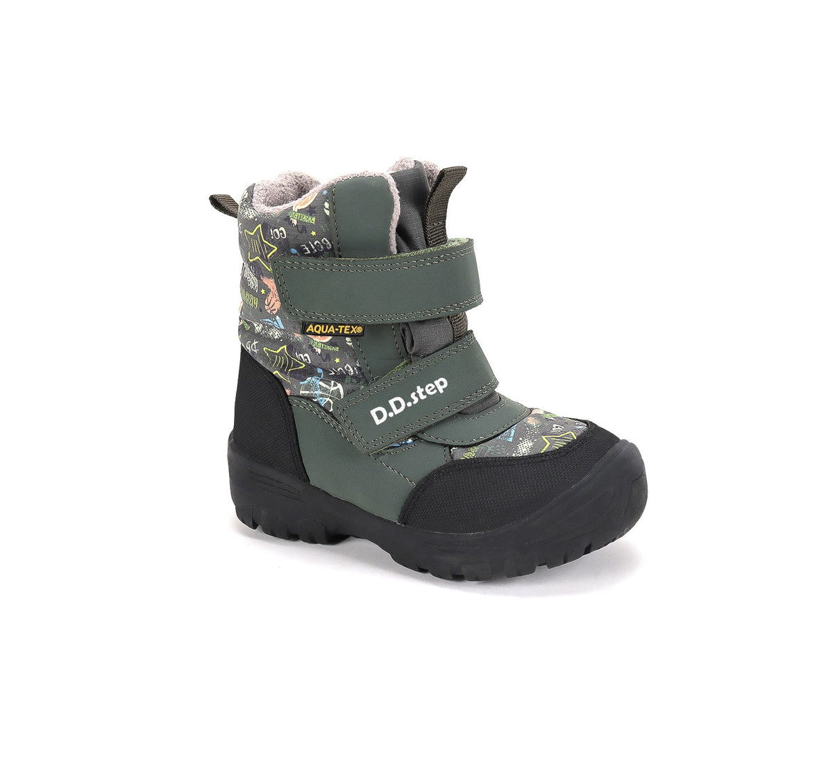 D.D.Step žieminiai batai berniukams sniego su vilna P081-62405A