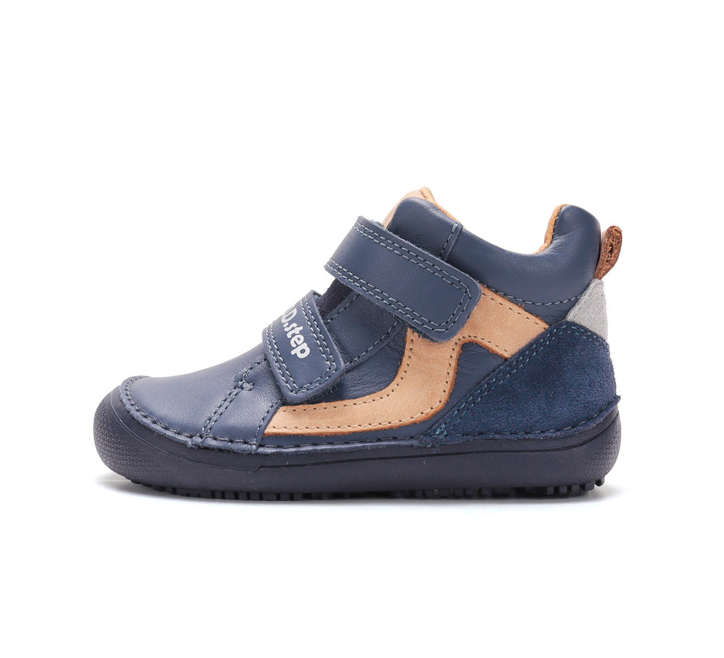 D.D.Step barefoot laisvalaikio batai berniukams mėlyni A063-62353AL