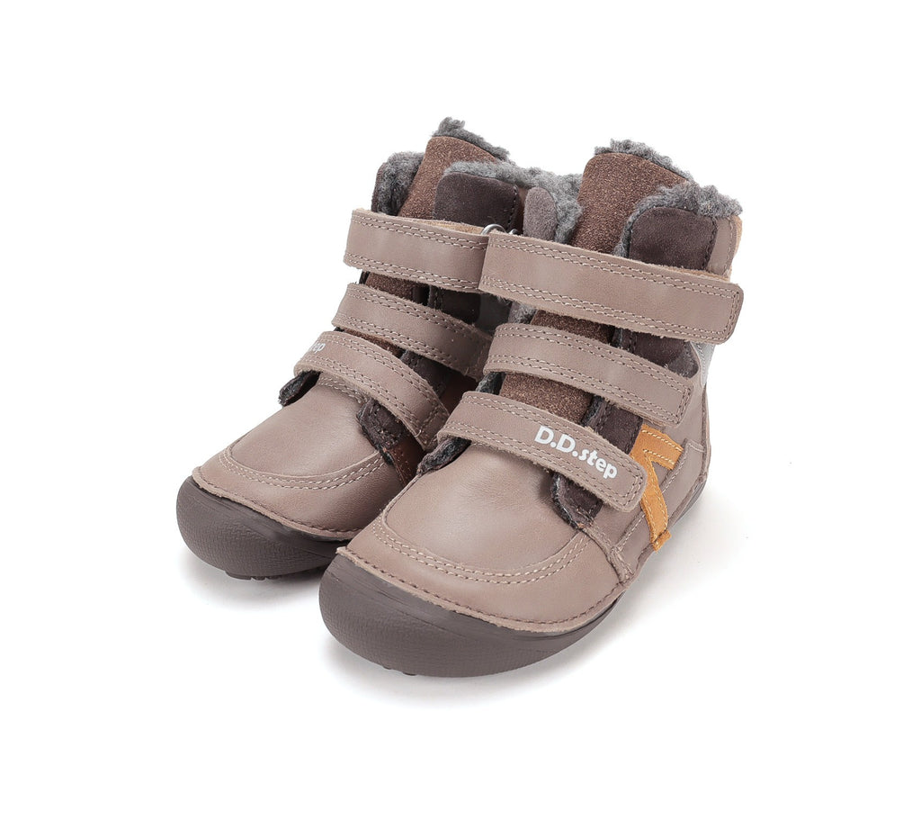 D.D.Step barefoot žieminiai batai berniukams su vilna W063-62643WL