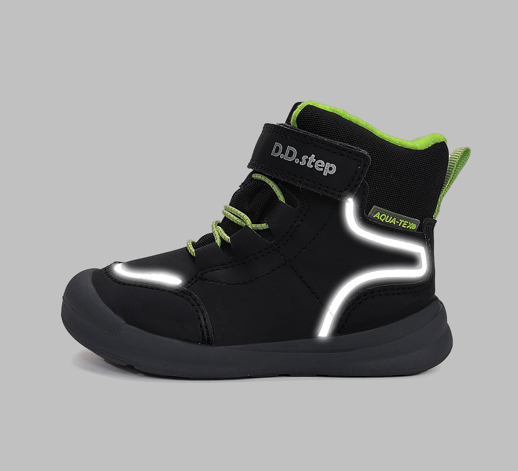 D.D.Step laisvalaikio batai berniukams juodi vandeniui atsparūs P104-62468BL