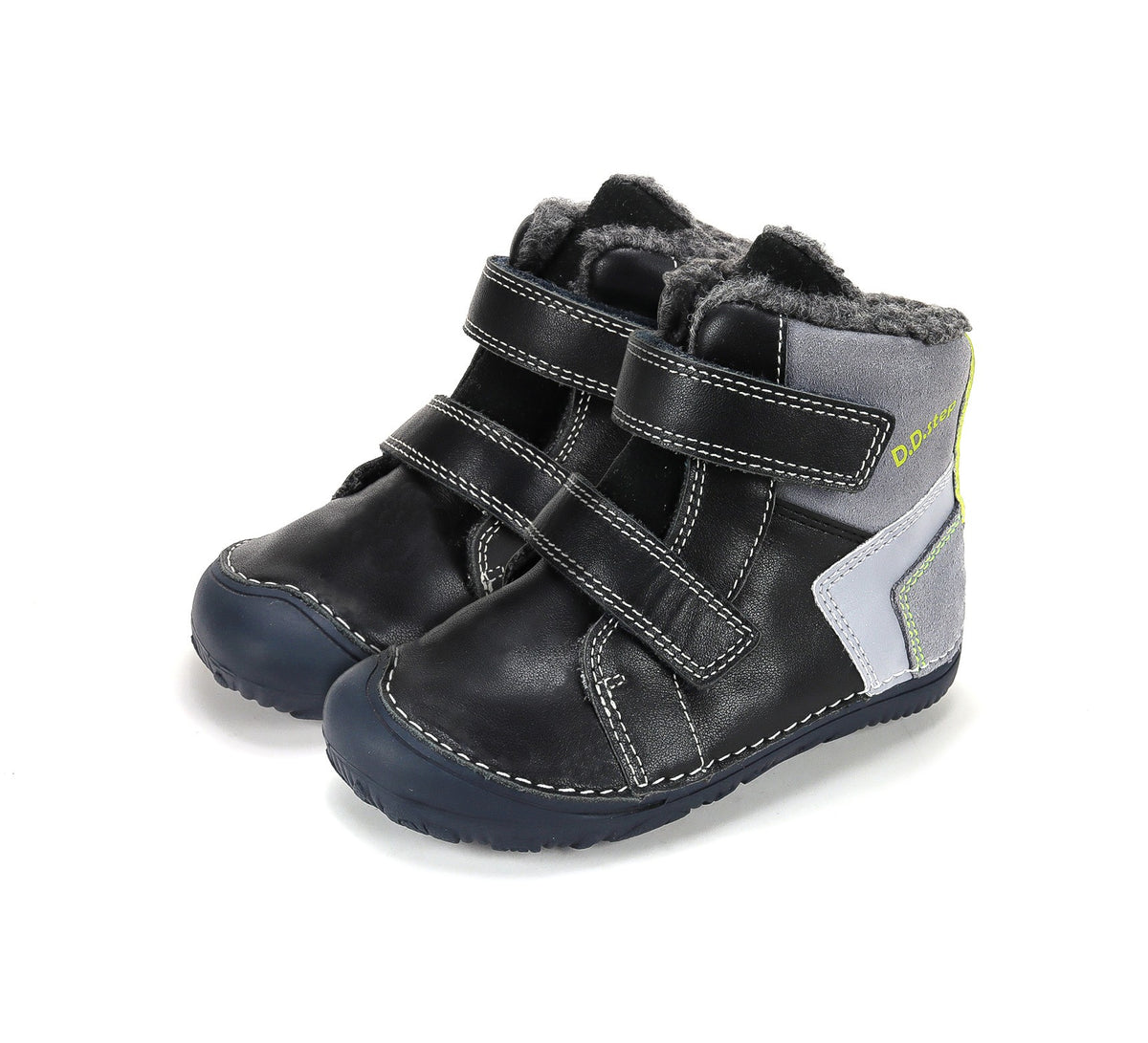 D.D.Step barefoot žieminiai batai berniukams su vilna W073-62291WM
