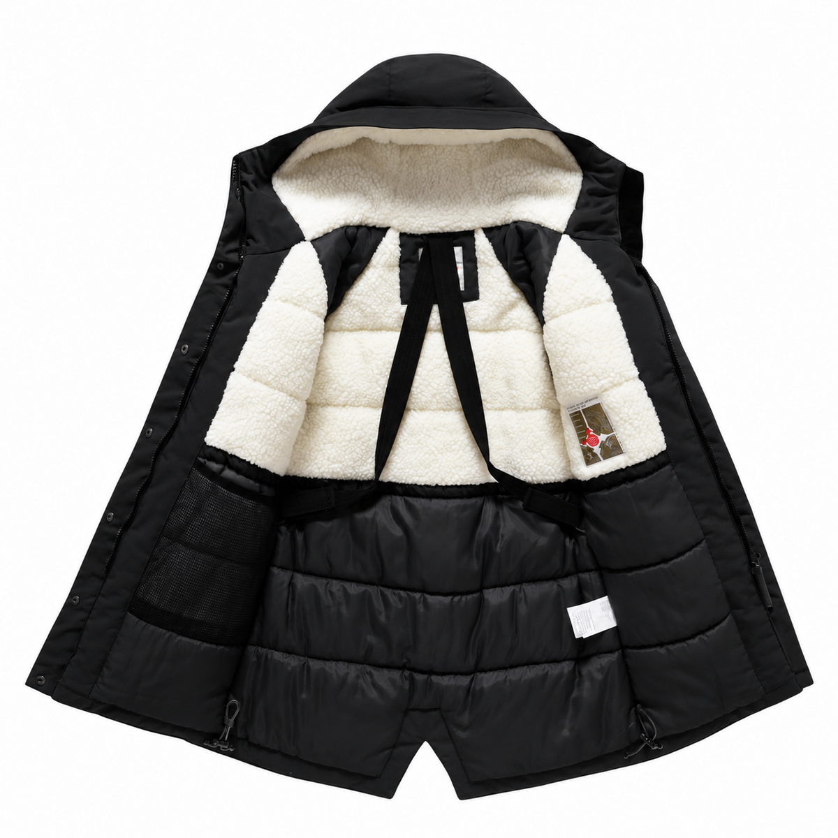 Valianly paltas mergaitėms žieminė striukė/paltas 9538_black
