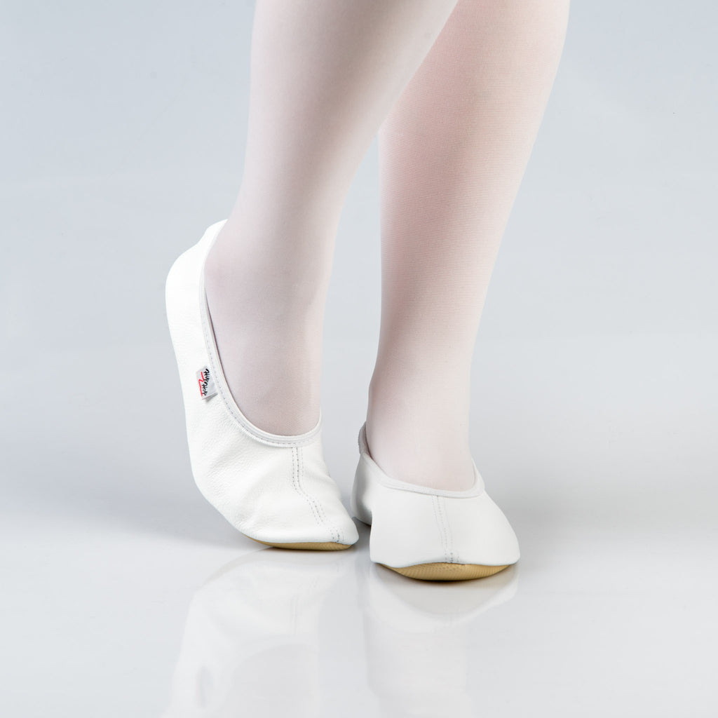 Ritico  balti šokių gimnastikos bateliai (češkės) S110-BALTOSS