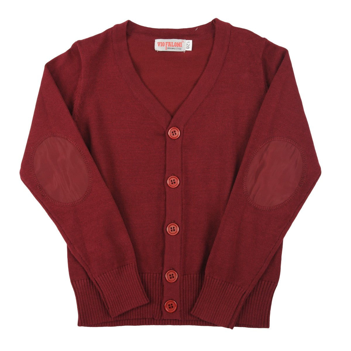 Vio Faloni marškiniai mergaitėms bordo megztinis "unisex" VioFa122-170-182