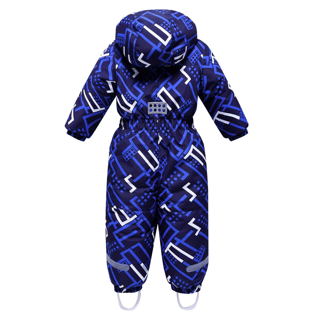 Valianly One-Piece Blue Winter Jumpsuit for Boys 9211-blue