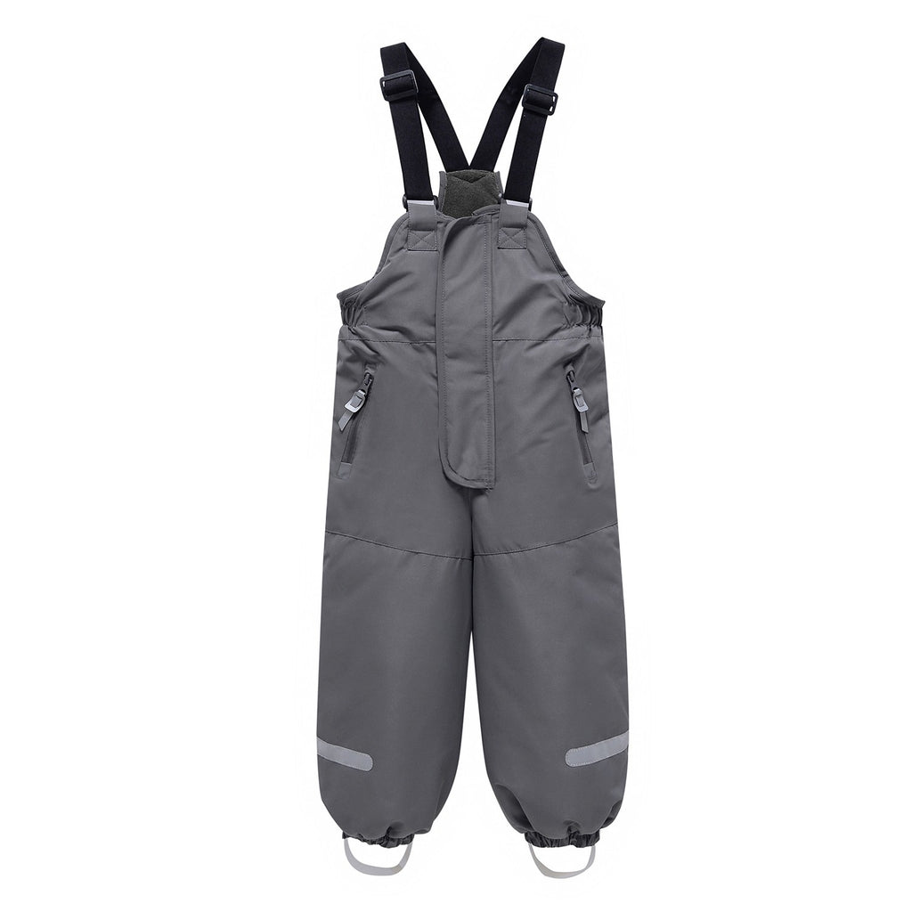 Valianly Boys' Grey Winter Two-Piece Snowsuit 9205-grey