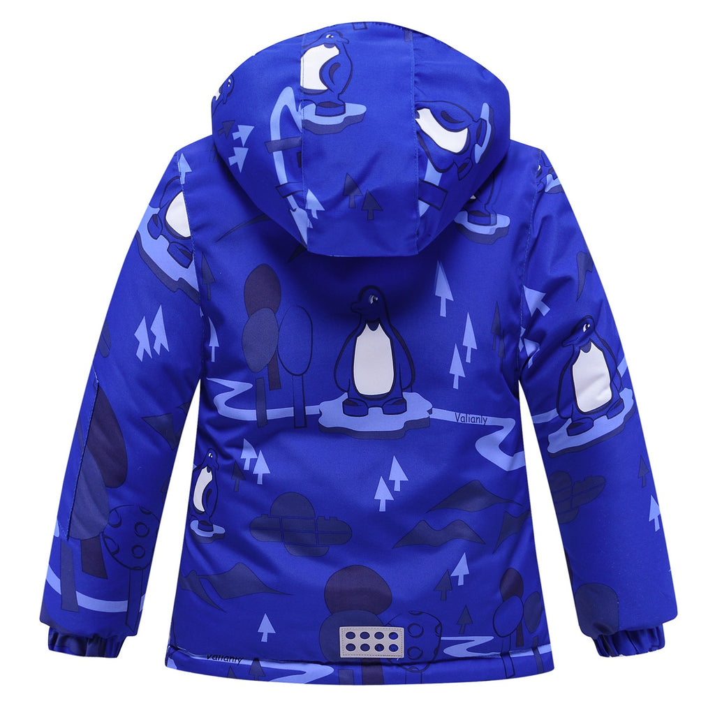 Valianly Boys' Blue Winter Jumpsuit 9209-blue