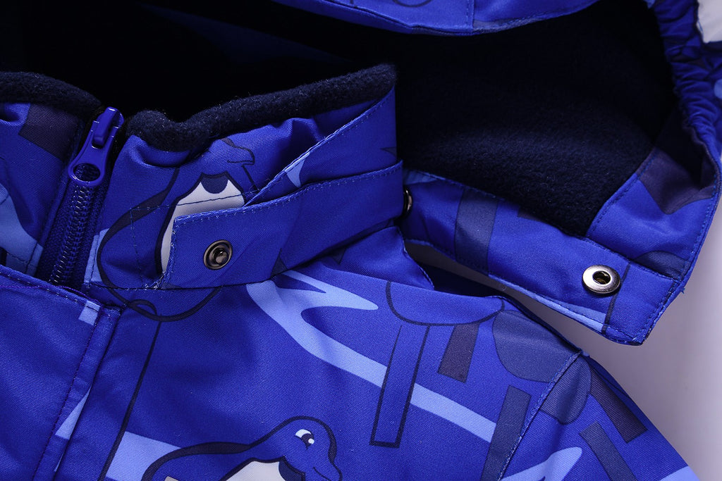 Valianly Boys' Blue Winter Jumpsuit 9209-blue