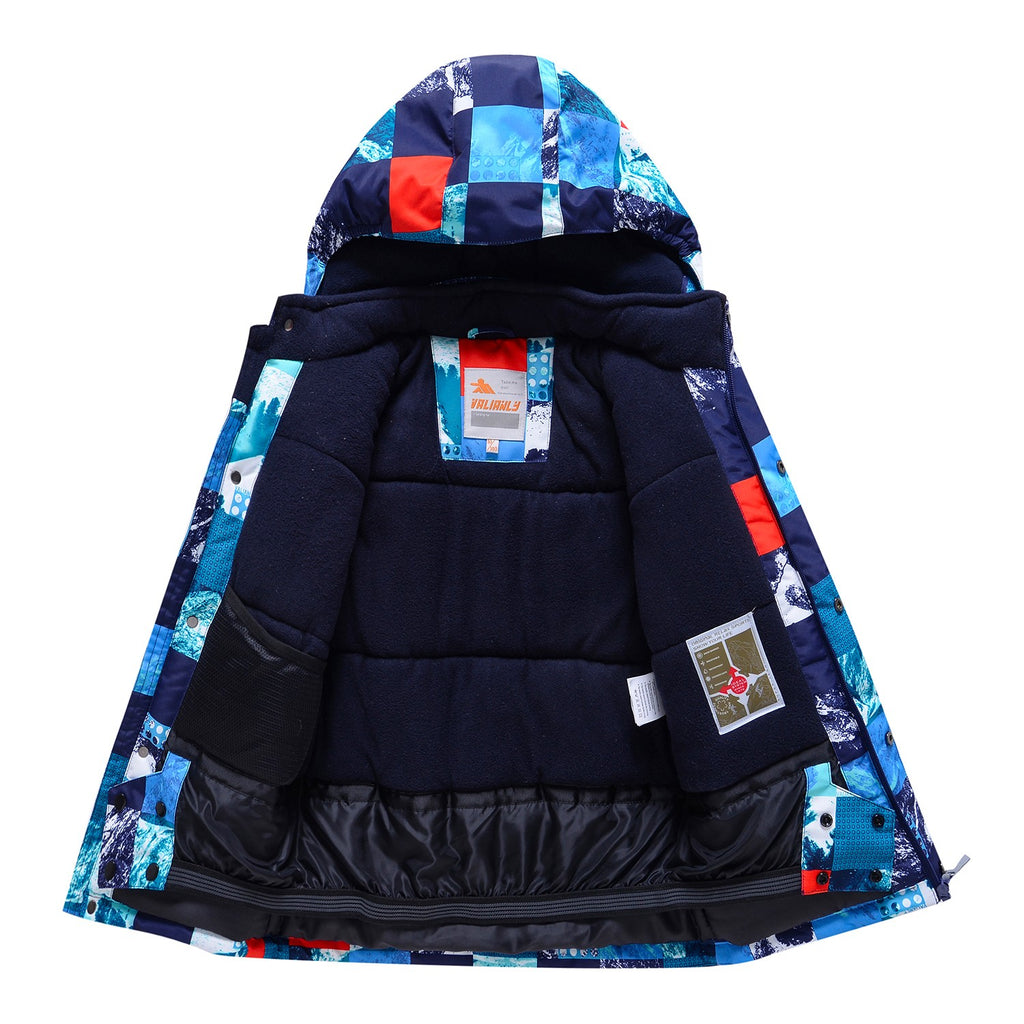 Valianly Boys' Winter Coveralls Blue 9227-blue
