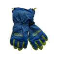 GLOVES for boys blue fingered waterproof snow gloves 5505_blue