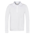 Boys' shirts white long-sleeved Polo long white_158-182