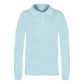 Shirts for boys light blue long-sleeved Polo long_158-182