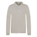 Boys' Shirts grey long-sleeved Polo long_158-182