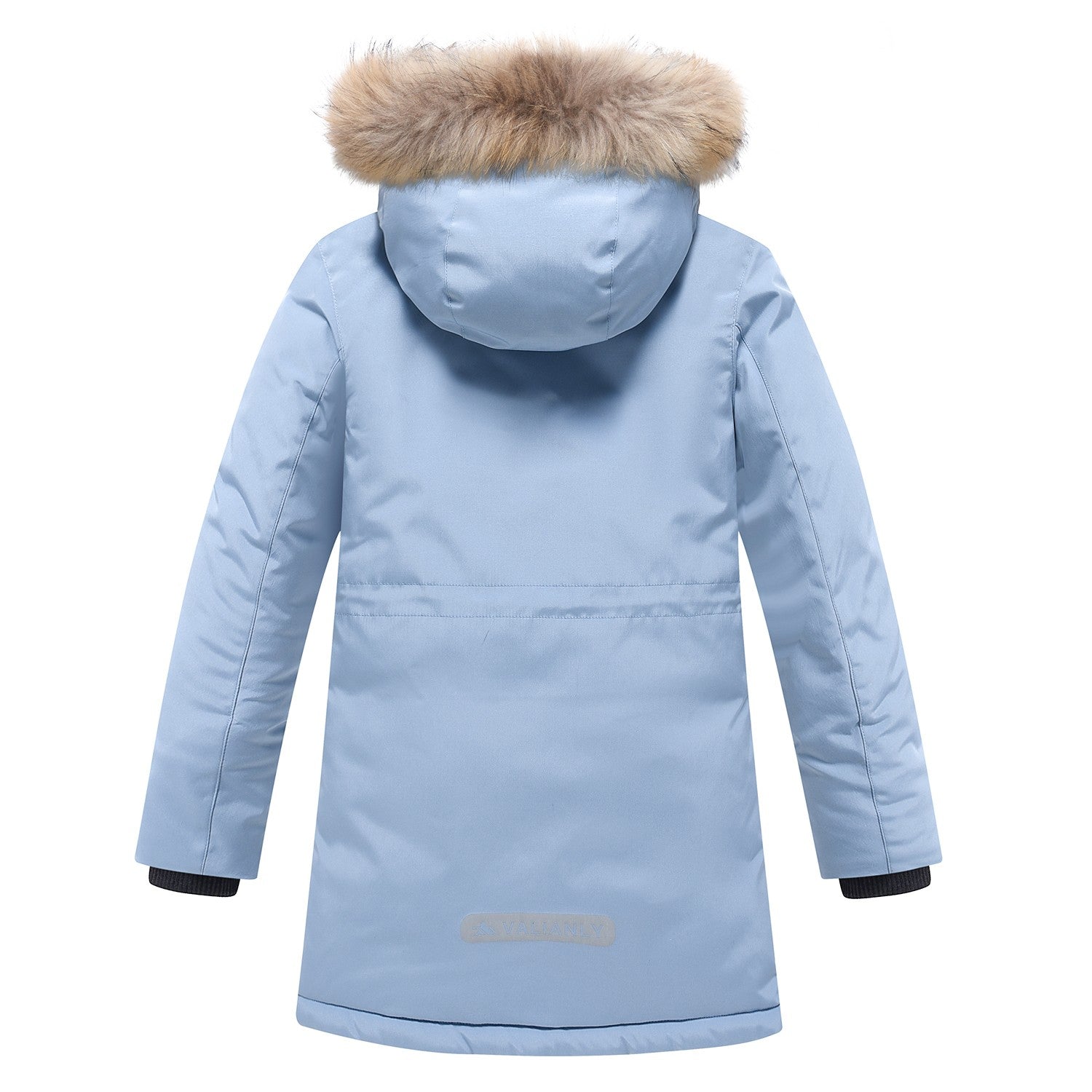 Valianly paltas mergaitėms šviesiai mėlyna žieminė striukė/paltas 9332_blue