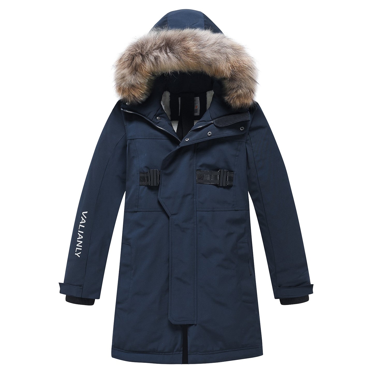 Valianly dark blue winter jacket/coat for boy 9341_140-170