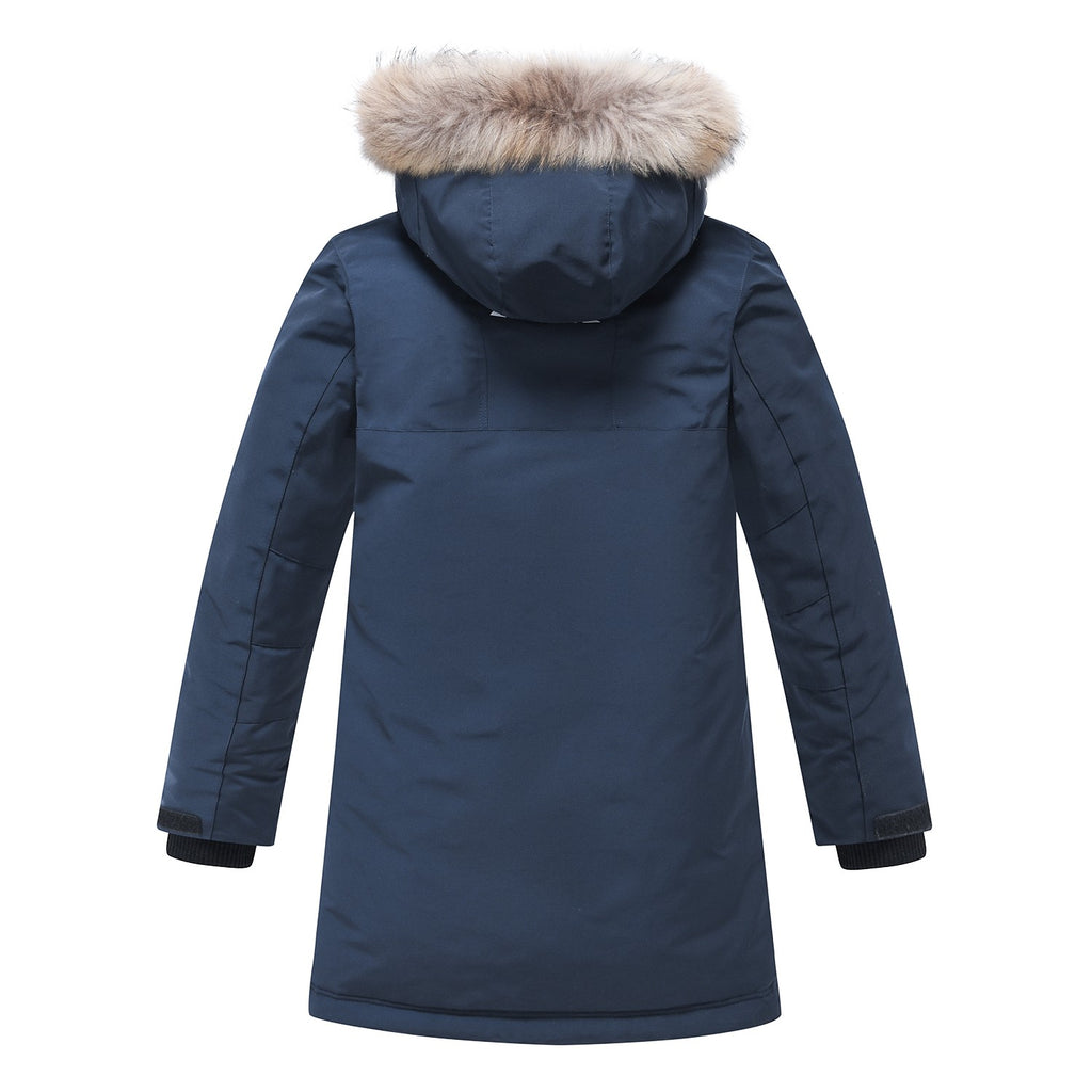 Valianly Boys Dark Blue Winter Jacket/Coat 9341_blue