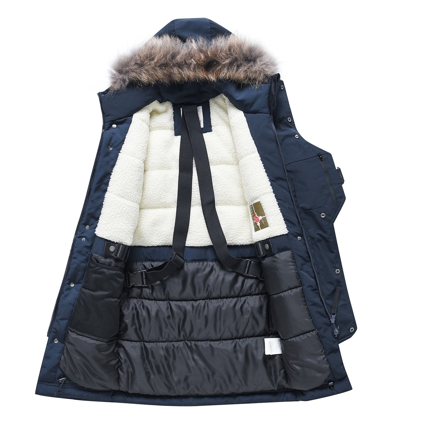 Valianly dark blue winter jacket/coat for boy 9341_140-170