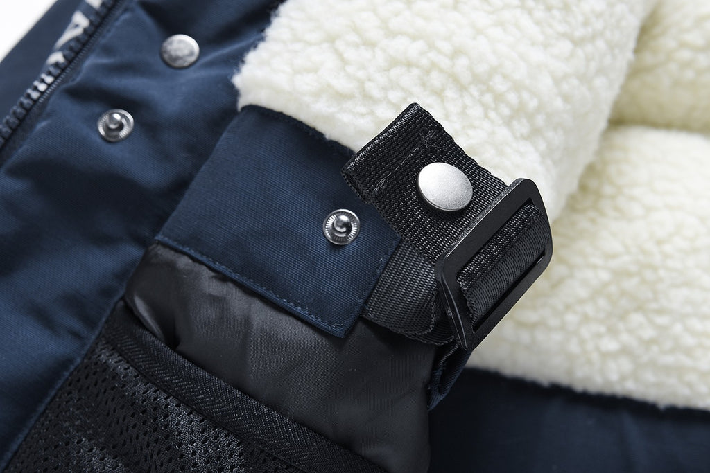 Valianly Boys Dark Blue Winter Jacket/Coat 9341_blue