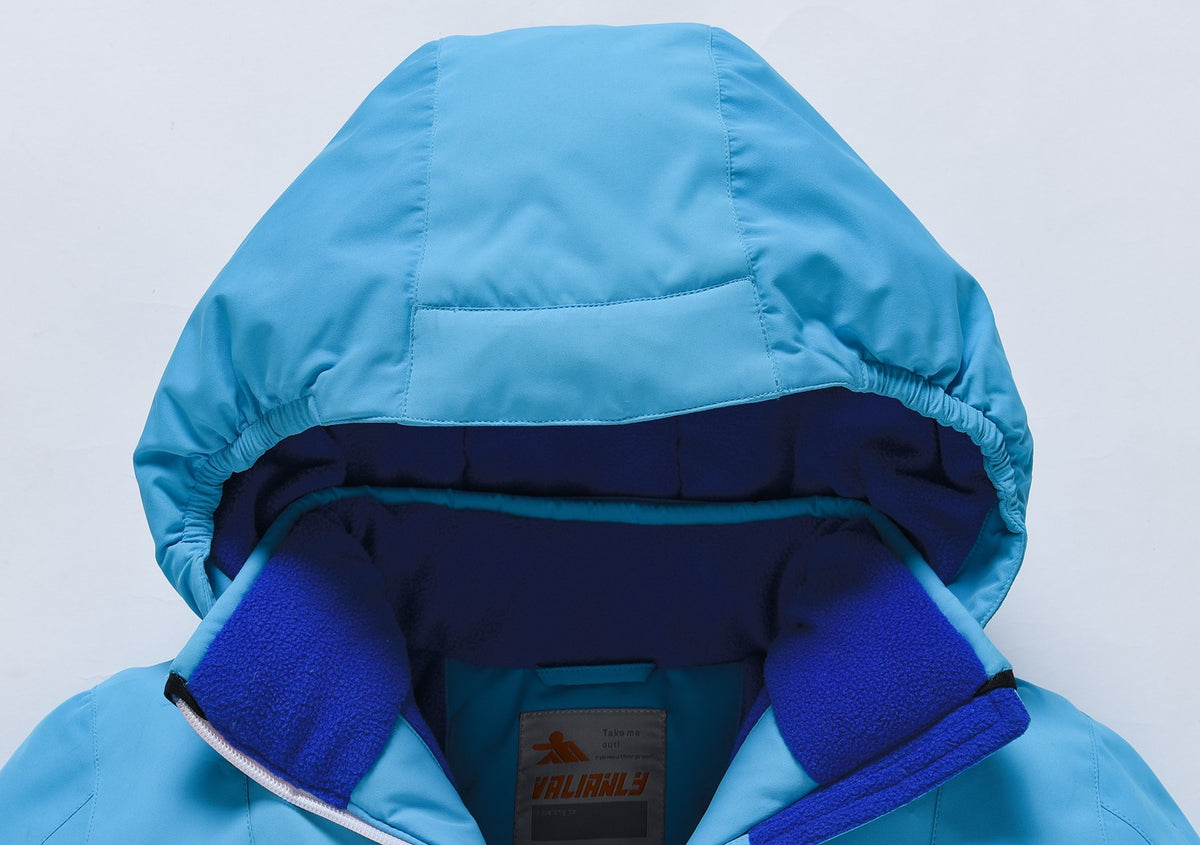 Valianly boys' blue two-piece winter jumpsuit 9329_blue